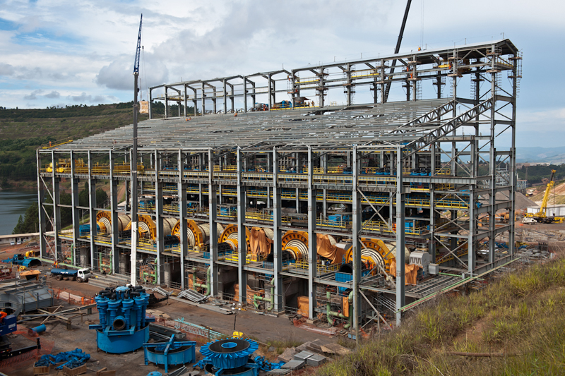 巴西淡水河谷磨机生产线