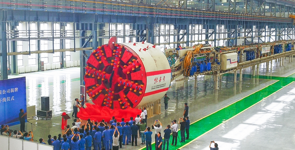 “牡丹号”盾构机